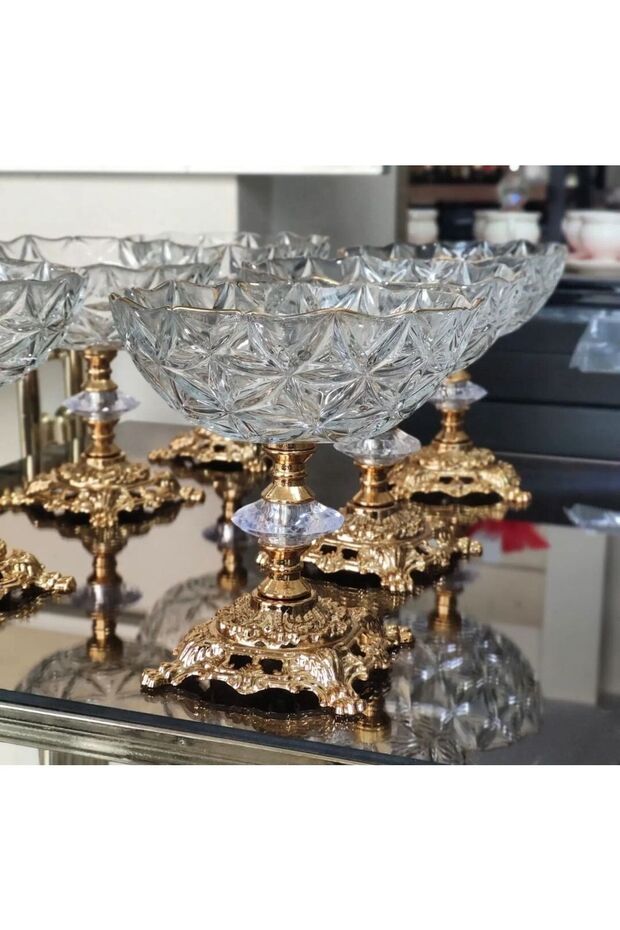 6-Piece Estrella Footed Bowl Presentation Bowl