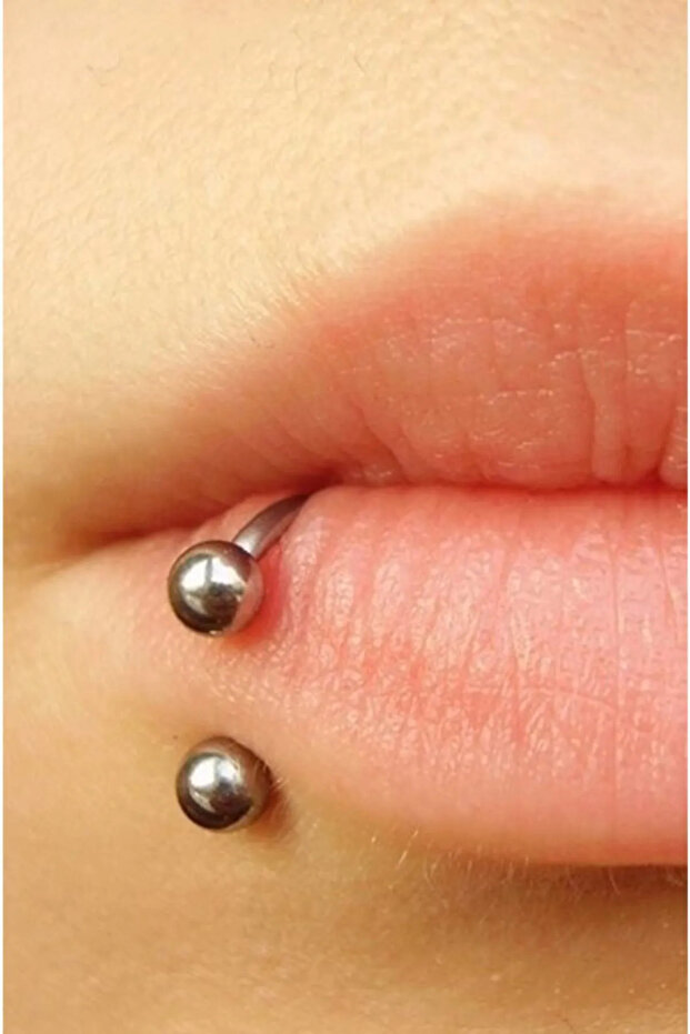 Cerrahi Çelik Piercing, Küpe, Kulak, Dudak, Kıkırdak, Tragus, Helix, 3 LÜ SET - 2