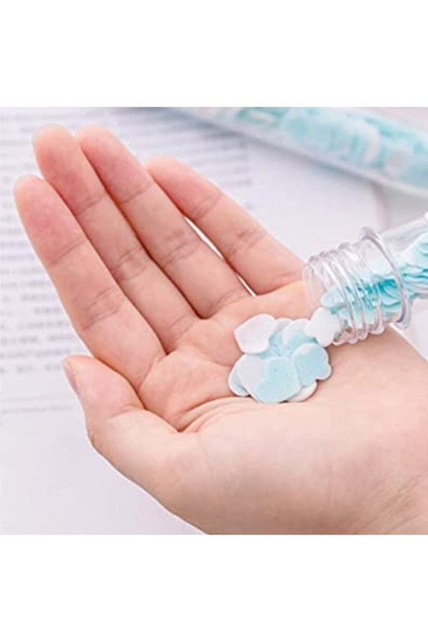 2'li Paket Aile Boyu Özel Tüp Içinde Parfümlü Elde Eriyen Mini Kağıt Sabun - 3