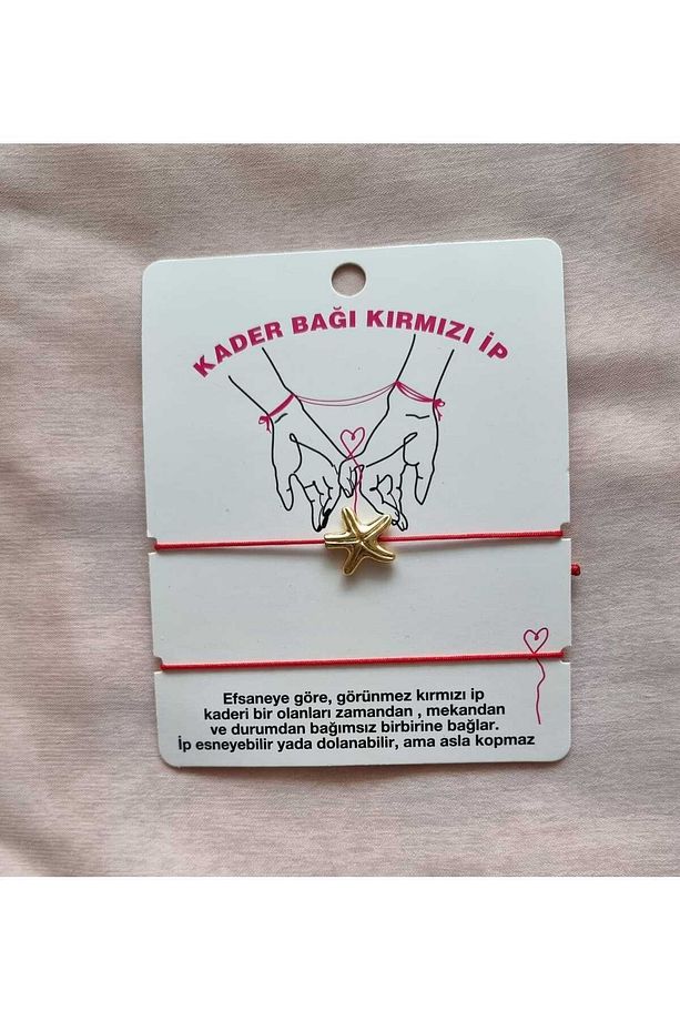 Kader Bağı Kırmızı İp Yıldız ÇİFT - 2