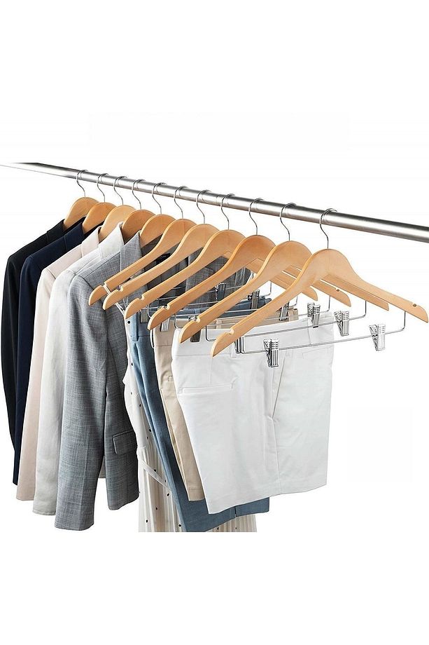 Takım Askısı Ceket Etek Pantolon Kıskaçlı 8 Adet Vincentis Devoto Design - 4