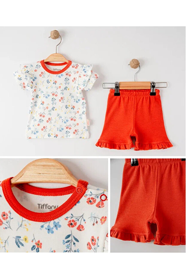 Girl's Sweat Theme 2-Piece Shorts Set - 11104