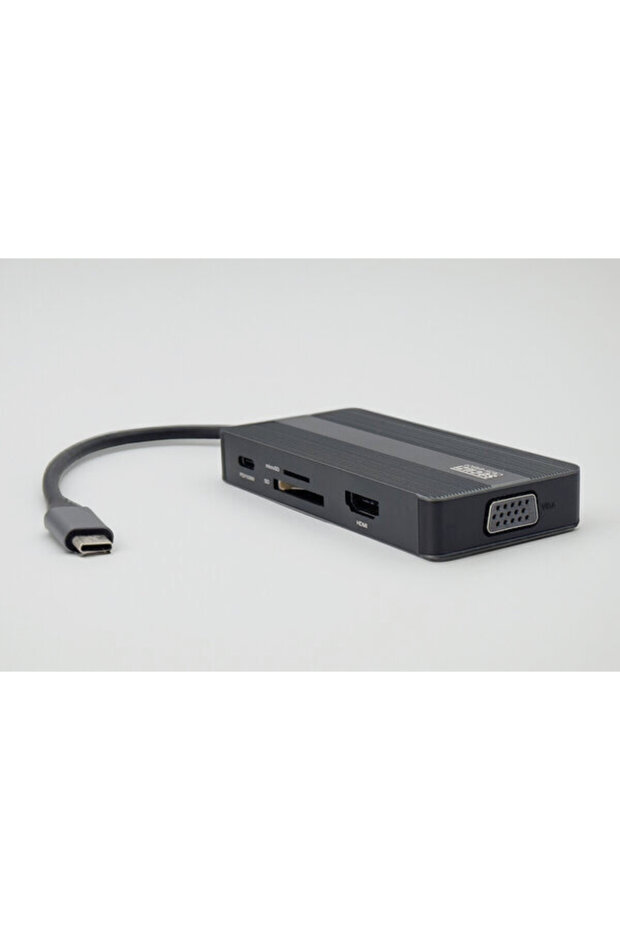 Macbook Uyumlu Çoklu Port Adaptör 8in1 Type-c Docking Station / Hub - 3