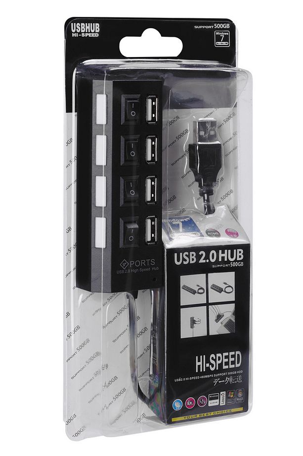 Usb Girişli 4 Portlu Usb Çoklayıcı Usb Çoğaltıcı Usb Hub Usb 2.0 Laptop Notebook Desktop Pc Uyumlu - 5