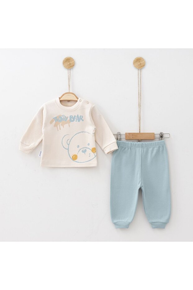 Teddy Bear Baskılı 2' Li Takım - 1