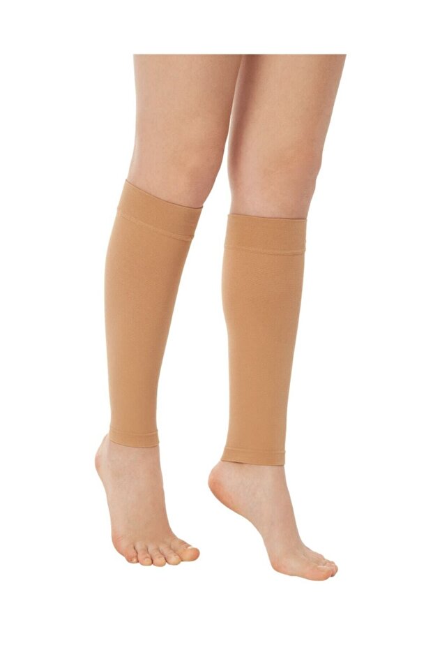 Elastik Baldırlık Bej 802 Varis Çorabı Tipi - 1