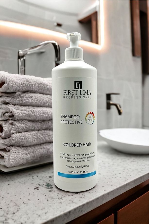Boyalı Saçlarda Renk Koruyucu Şampuan Tüm Renklerde Güneşe Karşı Tam Koruma 1000ml - 3