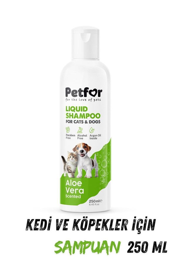 Kedi ve Köpekler için Aloe Veralı Şampuan 250 ML - 2