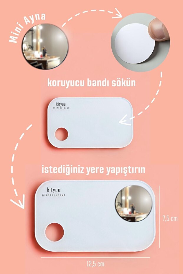 Ayna Hediyeli Karıştırma Paleti | Ürün Makyaj Karıştırma Paleti - 3