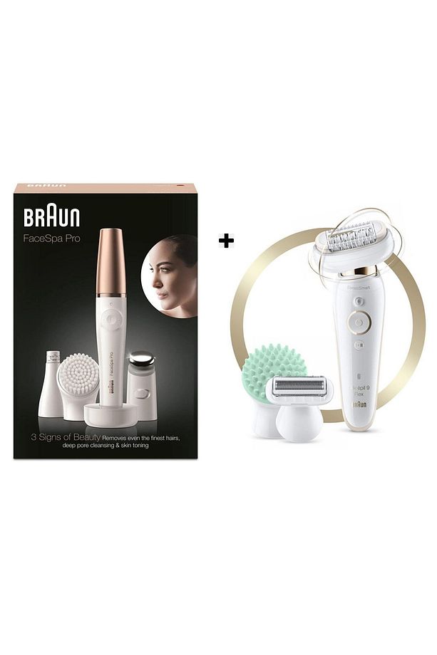Silk-épil 9 Flex7 Islak Kuru 3'ü 1 Arada Epilatör+facespa Pro 911 Yüz Epilatörü - 1