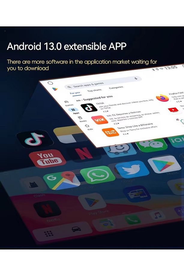 TechTakip Carplay Ai Box 2gb + 32GB Android Oto Kablosuz Ai Kutusu - Youtube, Netflix, Play Store - 5