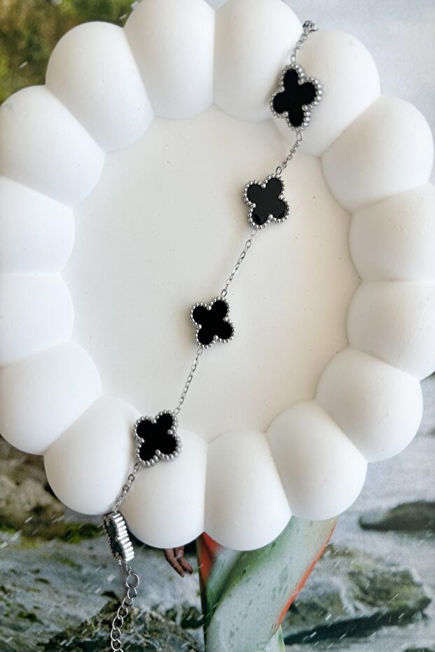 Gümüş Renk Çelik Bileklik - 1