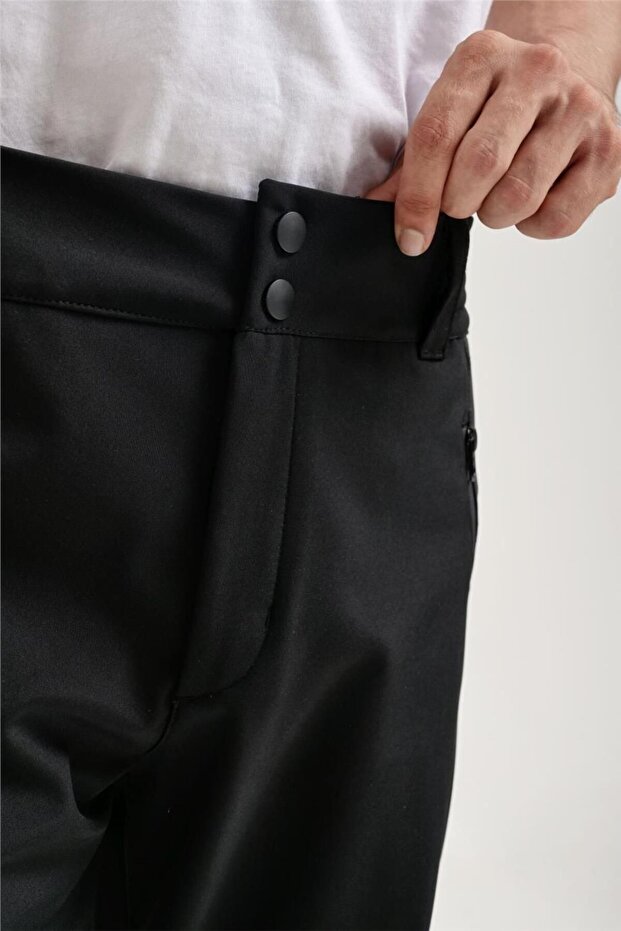 Erkek Siyah Softshell Kayak Pantolon 2313005 - 8