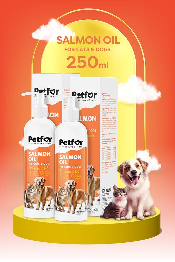 Somon Yağı 250 ML Kedi ve Köpekler için x2 Adet - 1