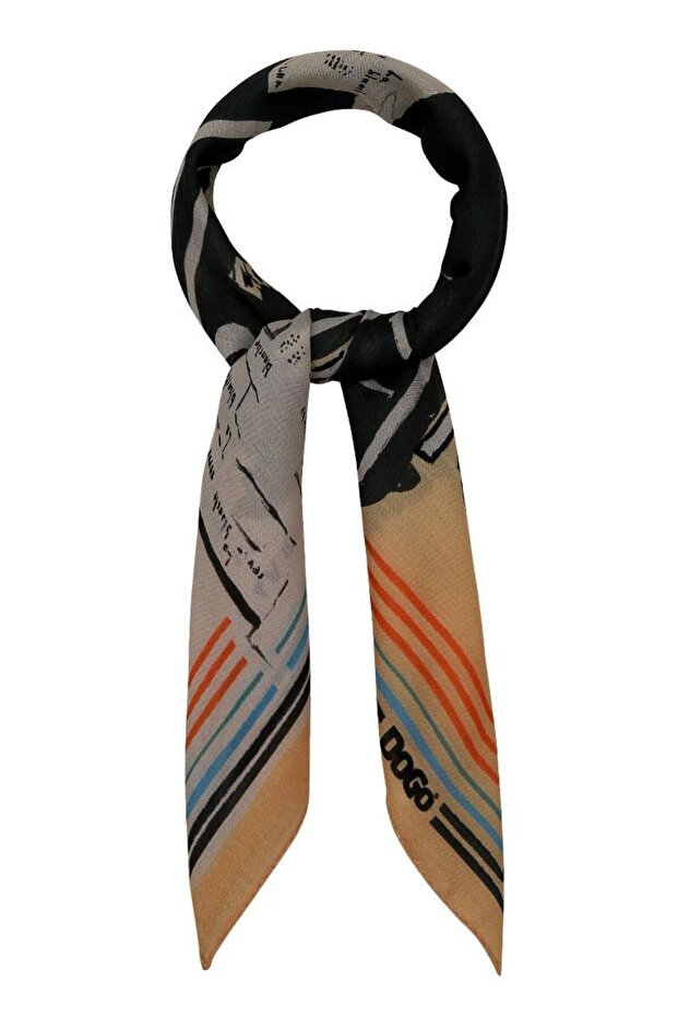 Eșarfă multicoloră Revue Design - 6