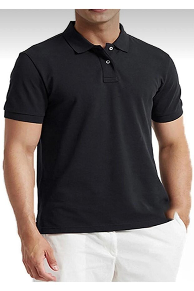 Unisex Short Sleeve Polo Neck T-Shirt