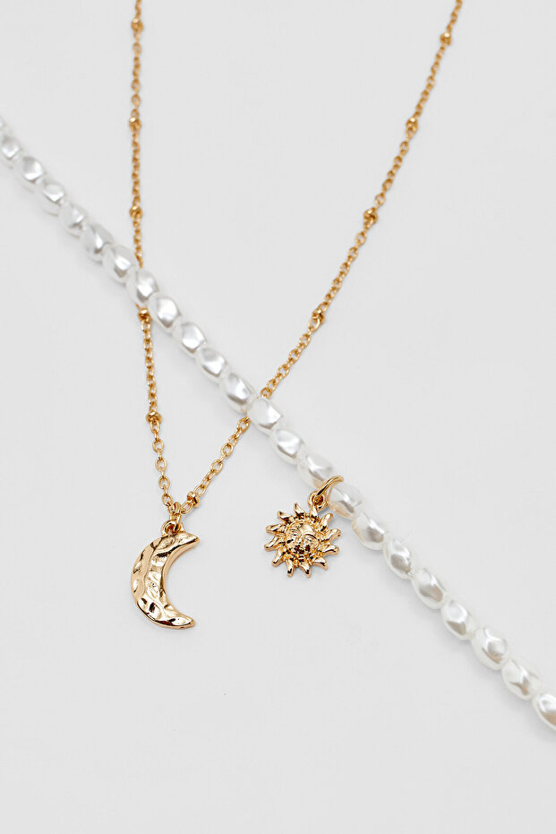 4’lü ay ve güneş kolye seti - 5