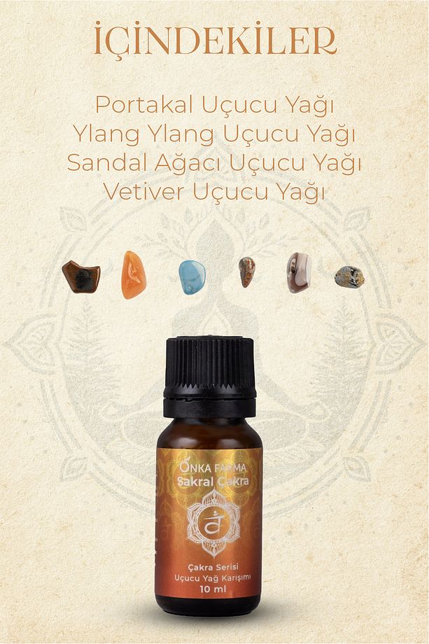 Sakral Çakra Aromaterapi Yağ Karışımı 10 ml - 4