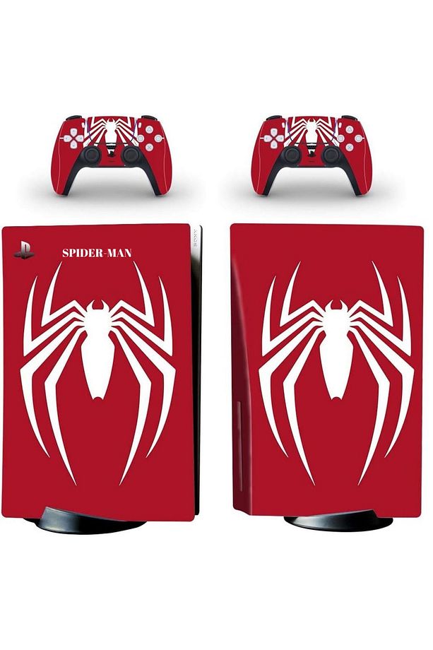 Ps5 Disk Versiyon Spiderman Özel Kaplama Joystick Kaplaması Analog Koruyucu Hediyeli - 2