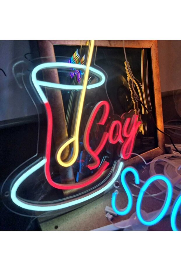 Çay Neon Tabela - 1