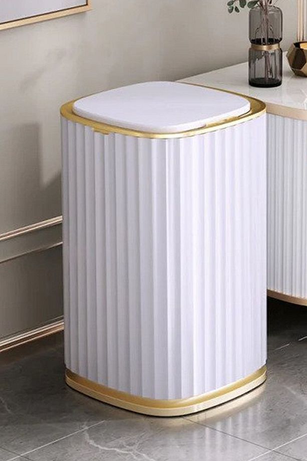 Sensörlü Çöp Kovası Gold 15lt - 1
