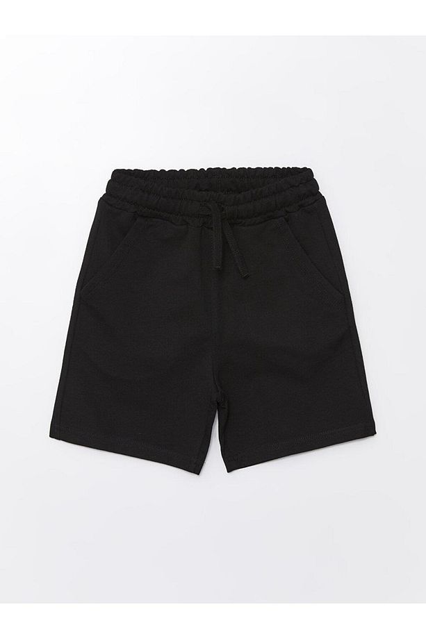 Beli Lastikli Basic Erkek Çocuk Şort - 1