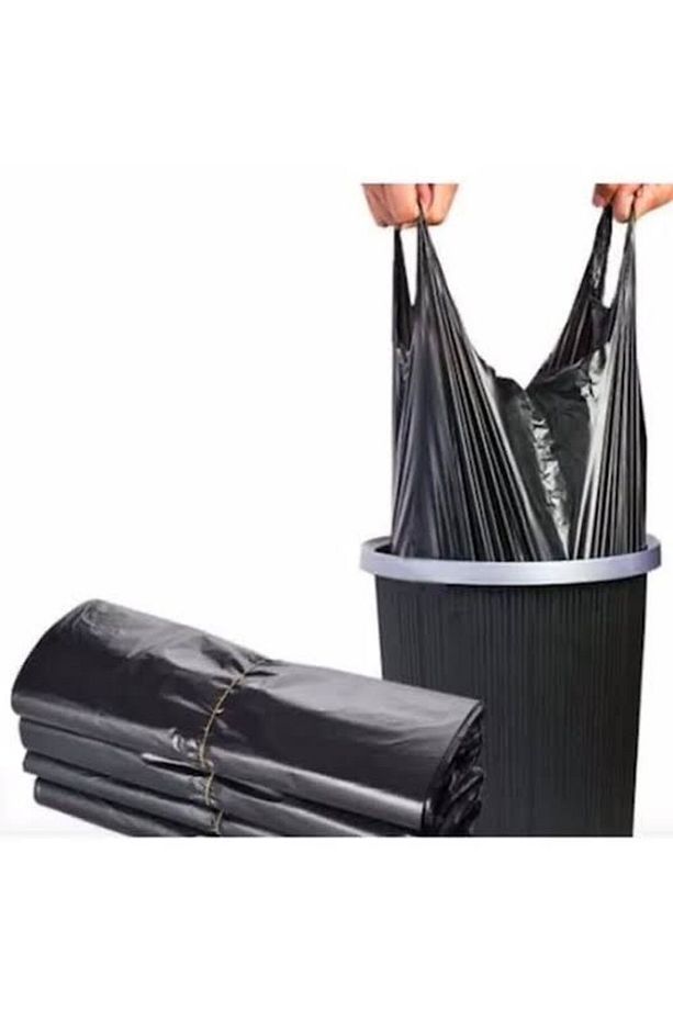 Çöp Poşeti Siyah 80x110 Jumbo Boy Kalın 10 Rulo 100 Adet - 1