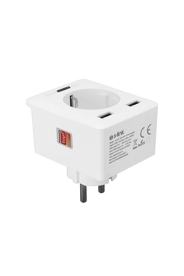 Sl-04 10a Akım Kor. Wifi Tuya Akıllı Priz 4 Adet - 4