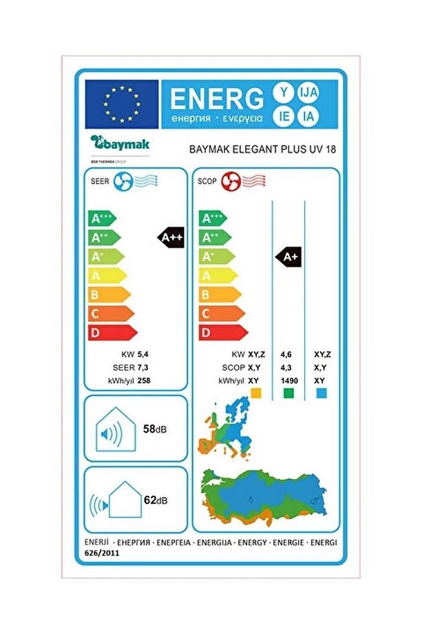 Elegant Plus Uv 18 A++ İnverter Klima (Md)-K - 2