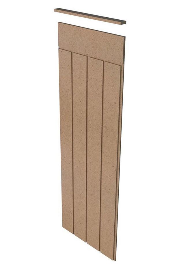 Iskandınav Model( 36 X 102 Cm )dekoratif Duvar Paneli Boyanabilir Ahşap 6 Mm Ham Mdf Duvar Paneli - 4