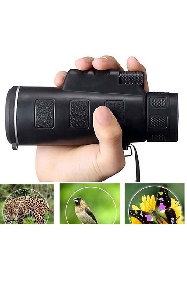 Lizer 40x60 Dürbün Teleskop Telefon Tutucu,Gece Görüşü,Pusula,Tripod,Su Geçirmez - 1