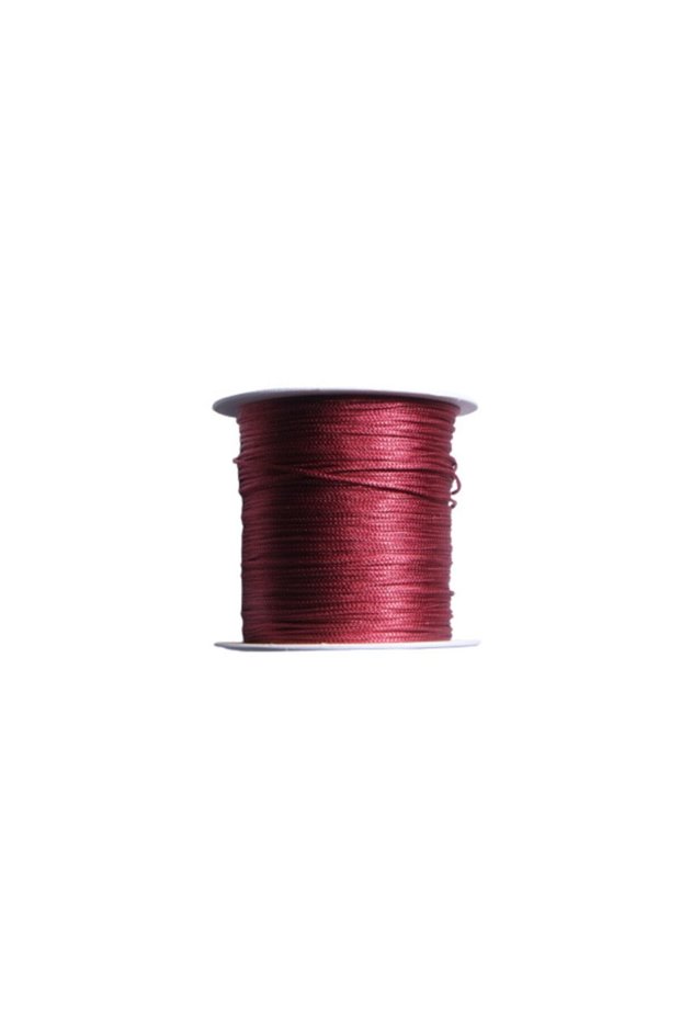 1 mm 100 Meter Burgundy Parachute Cord for Necklace, Bracelet, Jewelry Design