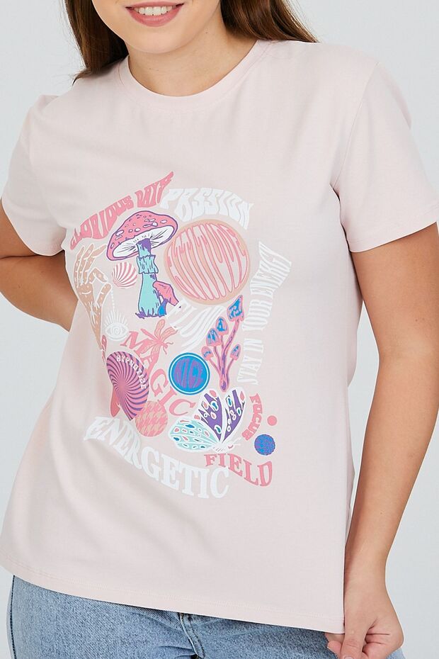 مسحوق الوردي الأمامي المطبوع الأساسي - 2