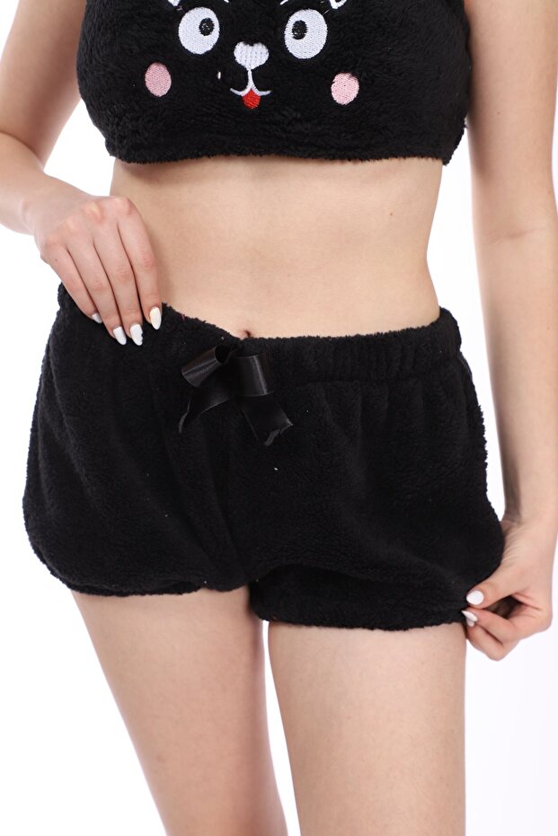 Polar Şortlu Pijama Takımı - 5