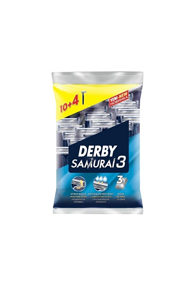 Samurai 3 - 14 Pieces Razor Blades