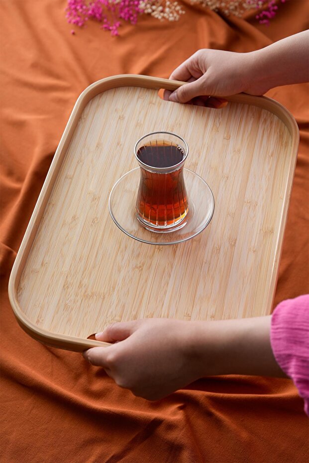 Bambu Sunum Tepsi - 39.5 cm - 1