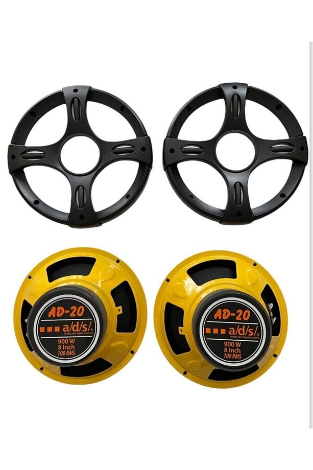 Bm Audio Boschmann Ads 900 Watt 100 Rms 20 Cm Midrange Hoparlör 2 Adet - 2