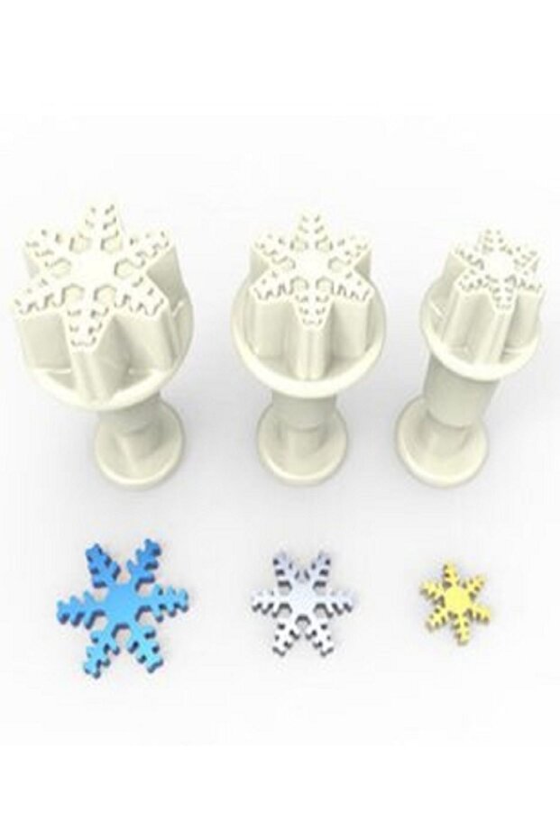 Lizya food Snowflake 3-Piece Mini Press (INJECTOR) Kopat