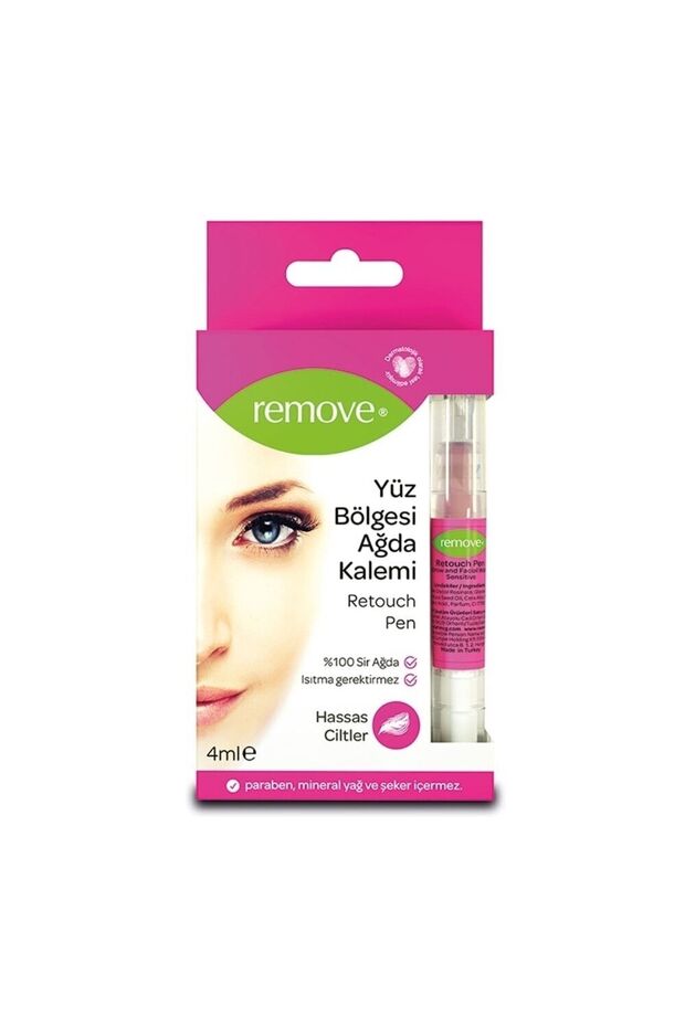 Retouch Pen Yüz Bölgesi Sir Ağda Kalemi - Hassas Ciltler 4 ml - 1