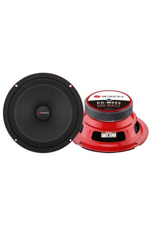 Ed-m802 20 Cm Midrange Çifti 1200 Watt Oto Hoparlör Takımı - 1