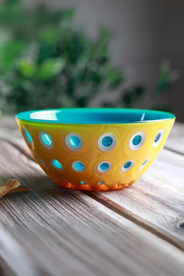 Guzzini Le Murrine 2'li Kase Sarı-Mavi - 5