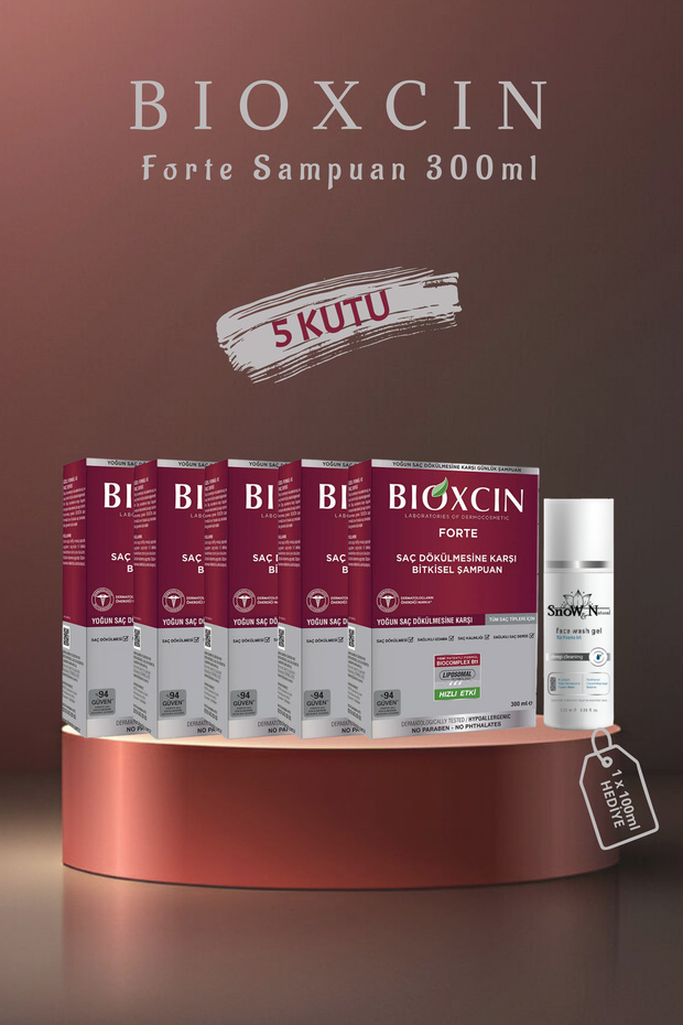 Forte Shampoo - 300ML 5 Pieces + Gel Gift Hair Types Set