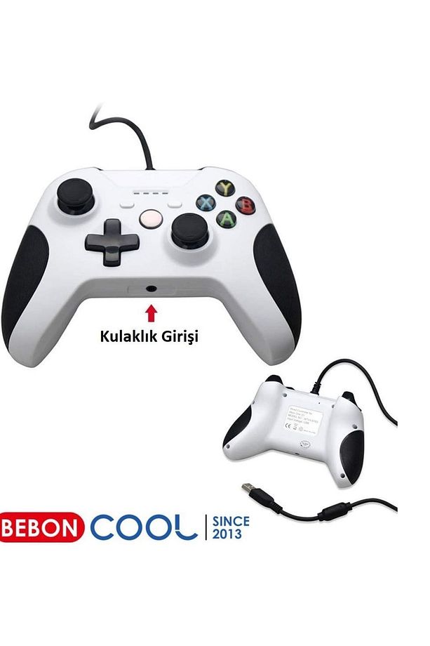 Pc/steam/geforce Now Uyumlu Tak Çalıştır Çift Titreşimli 1.8m Kablolu Joystick Kol - 5