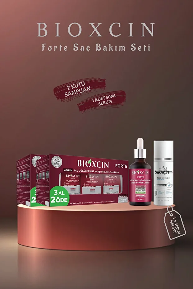 Forte Şampuan Tüm Saç Tipleri 3 Al 2 Öde 2 Kutu + Forte Serum 50ml + Jel Hediyeli Set - 1