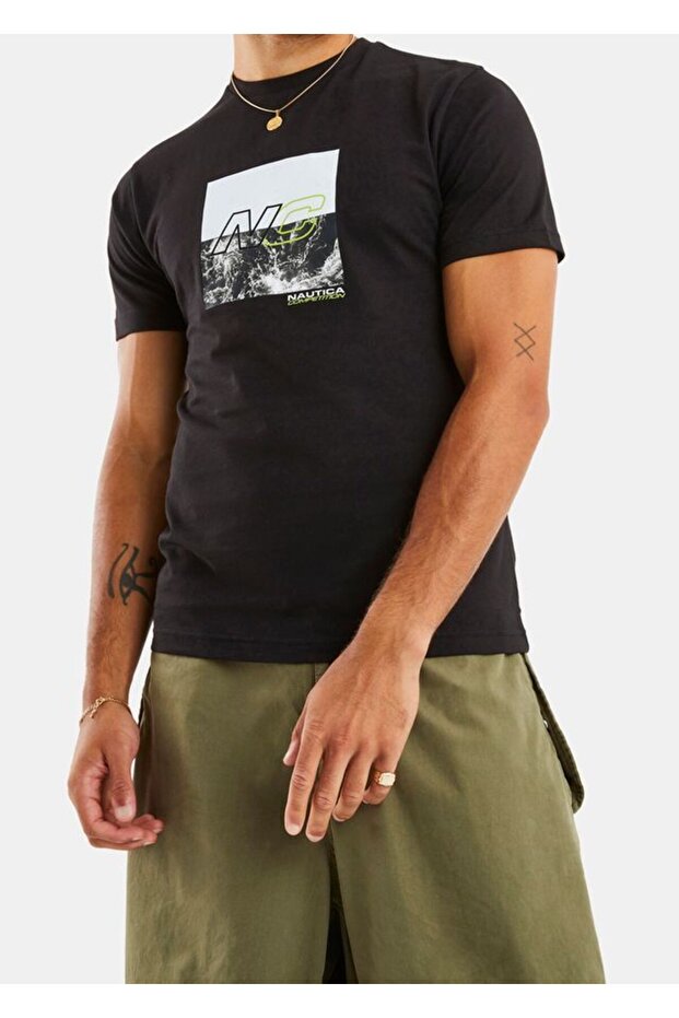 Men's Black T-Shirt N7K01253