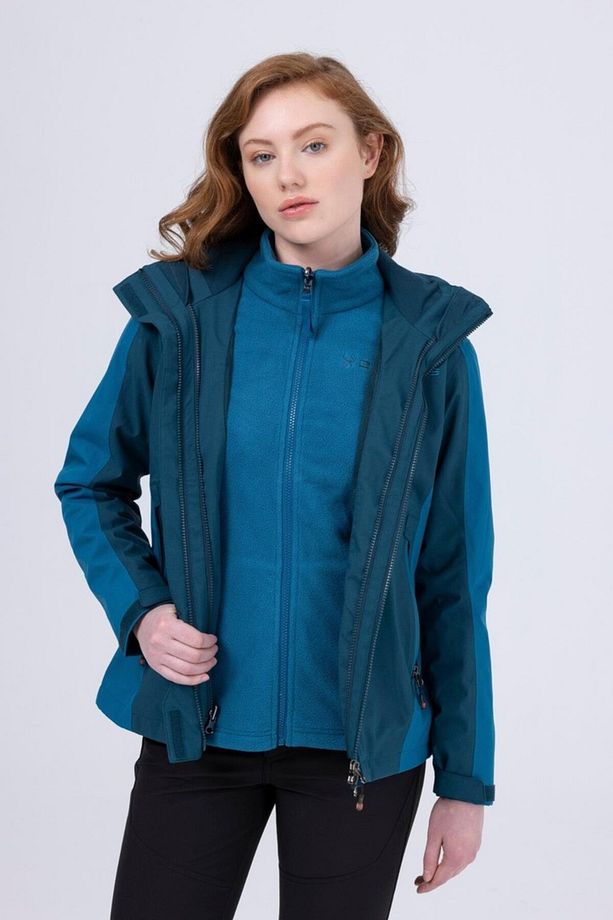 Sparkle Woman 3 In 1 Jacket Dark Pıne / Lagoon - 5