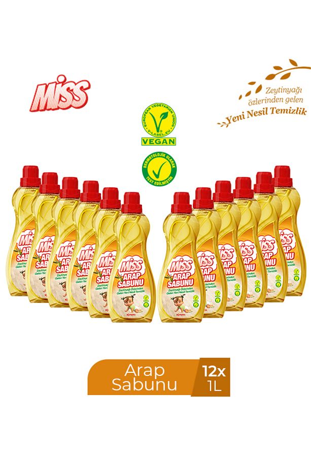 Sıvı Arap Sabunu 1 L X 12 Adet - 1