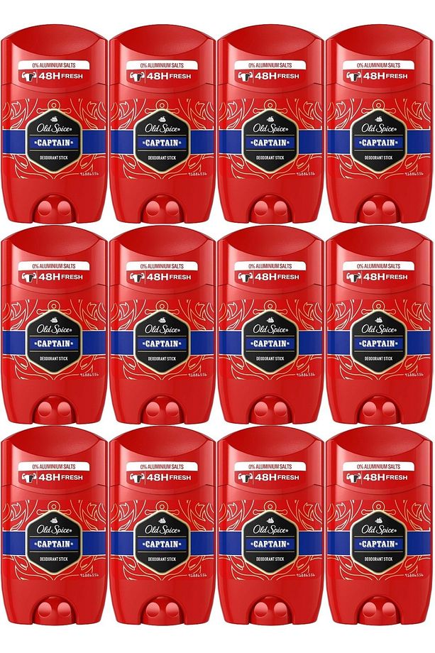 Captain Stick Roll-on Men/erkek Deodorant 50ml (12 Lİ SET) - 1