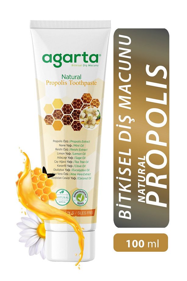 Doğal Diş Macunları(Misvak 100 ml + Propolis 100 ml + Bitki Özlü 100 ml) - 3