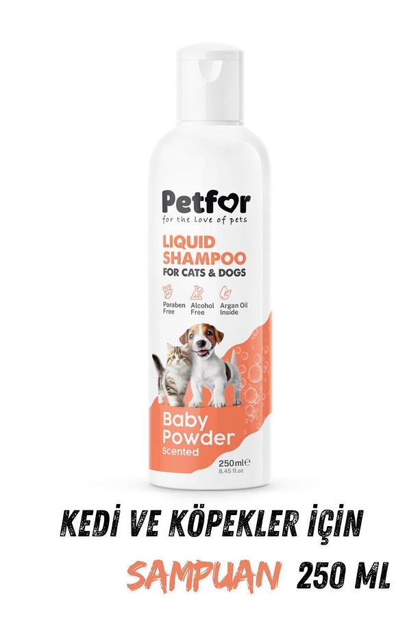 Kedi ve Köpekler için Bebek Pudralı Şampuan 250 ML - 3